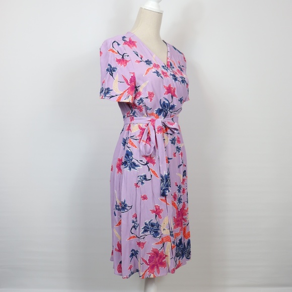 Diane von Furstenberg Savilla Floral Dress, M - Picture 2 of 7
